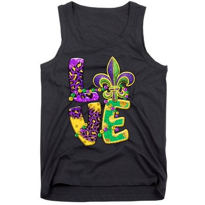 I Love Mardi Gras For Matching Family Fleur De Lis Tank Top