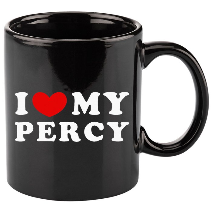 I Love My Percy I Heart My Percy 11oz C Handle Ceramic Mug