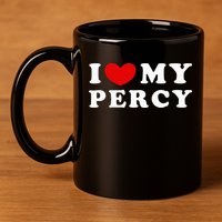 I Love My Percy I Heart My Percy 11oz C Handle Ceramic Mug