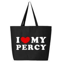 I Love My Percy I Heart My Percy 25L Jumbo Tote