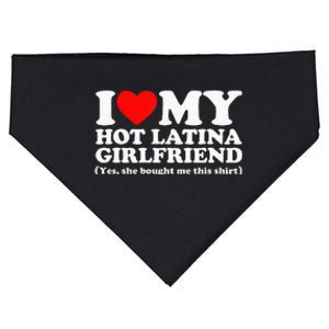 I Love My Hot Latina Girlfriend I Heart My Hot Latina USA-Made Doggie Bandana