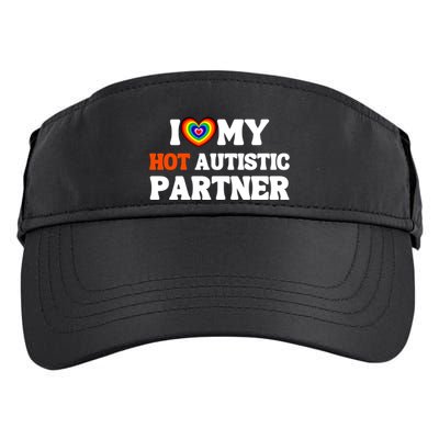 I Love My Hot Autistic Partner Adult Drive Performance Visor