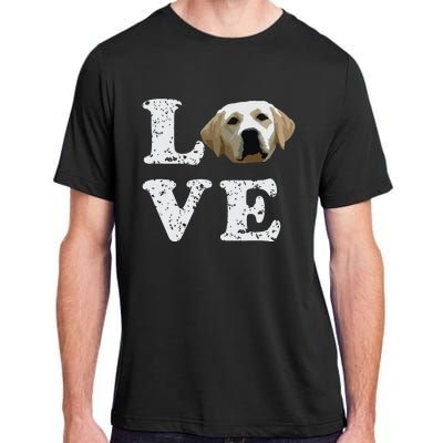 I Love My Yellow Lab Labrador Retriever Dog Tee Adult ChromaSoft Performance T-Shirt