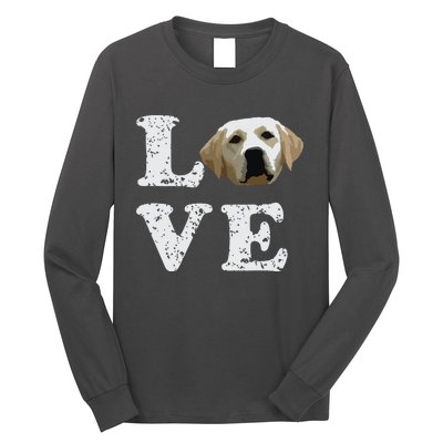 I Love My Yellow Lab Labrador Retriever Dog Tee Long Sleeve Shirt