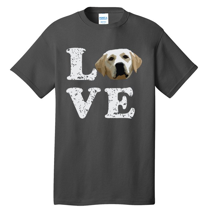 I Love My Yellow Lab Labrador Retriever Dog Tee Tall T-Shirt