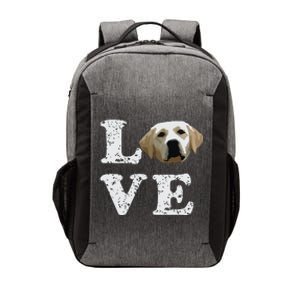 I Love My Yellow Lab Labrador Retriever Dog Tee Vector Backpack