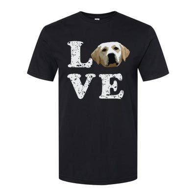 I Love My Yellow Lab Labrador Retriever Dog Tee Softstyle CVC T-Shirt