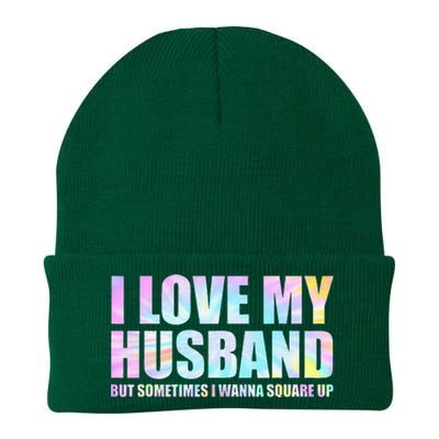 I Love My Husband But Sometimes I Wanna Square Up Knit Cap Winter Beanie