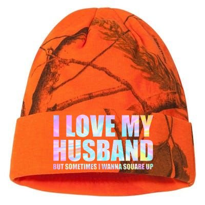 I Love My Husband But Sometimes I Wanna Square Up Kati Licensed 12" Camo Beanie