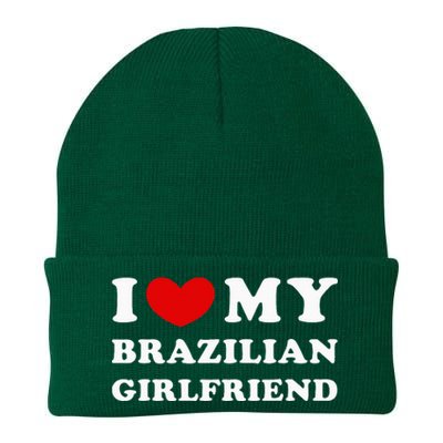 I Love My Brazilian Girlfriend Knit Cap Winter Beanie