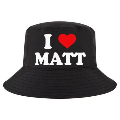 I Love Matt I Heart Matt Cool Comfort Performance Bucket Hat