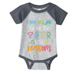 I Love My Job For All The Little Reasons Infant Baby Jersey Bodysuit