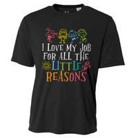 I Love My Job For All The Little Reasons Teacher Love Cooling Performance Crew T-Shirt