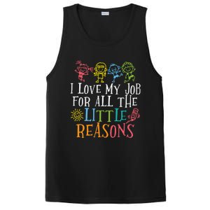 I Love My Job For All The Little Reasons Teacher Love PosiCharge Competitor Tank