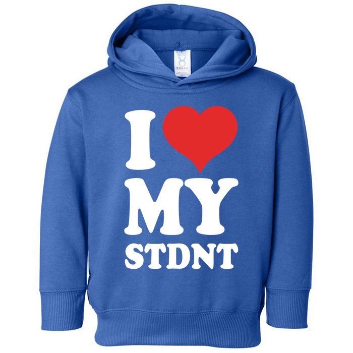 I Love My Students Gift Toddler Hoodie