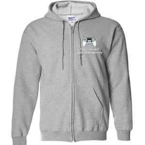 I Love My Girl More Than Gaming Funny Gamer Boyfriend Full Zip Hoodie