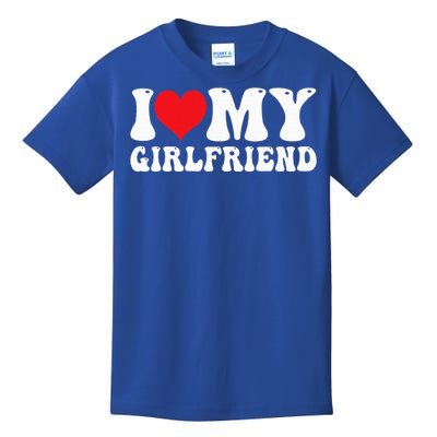 I Love My Girlfriend I Heart My Girlfriend GF Kids T-Shirt