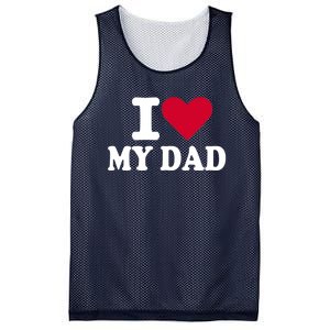 I love my dad Mesh Reversible Basketball Jersey Tank