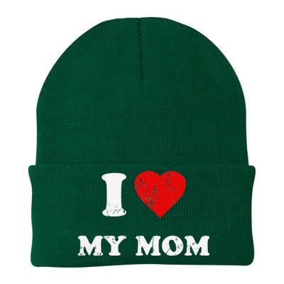 I Love My Mom Knit Cap Winter Beanie