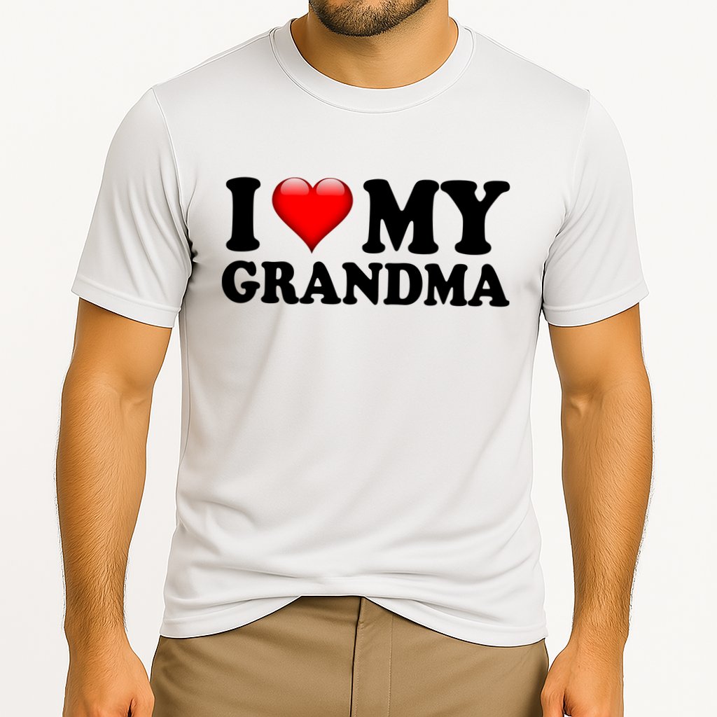 I Love My Grandma Cooling Performance Crew T-Shirt