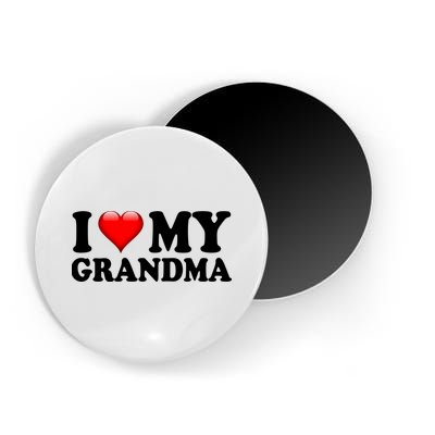 I Love My Grandma Magnet