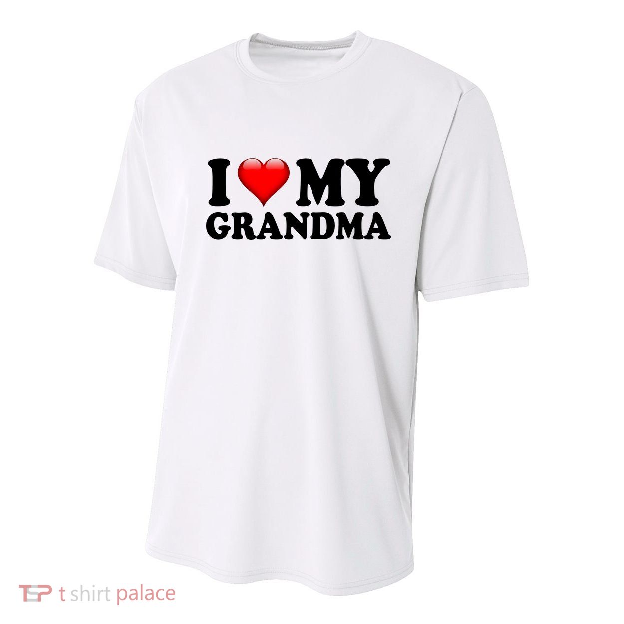 I Love My Grandma Youth Performance Sprint T-Shirt