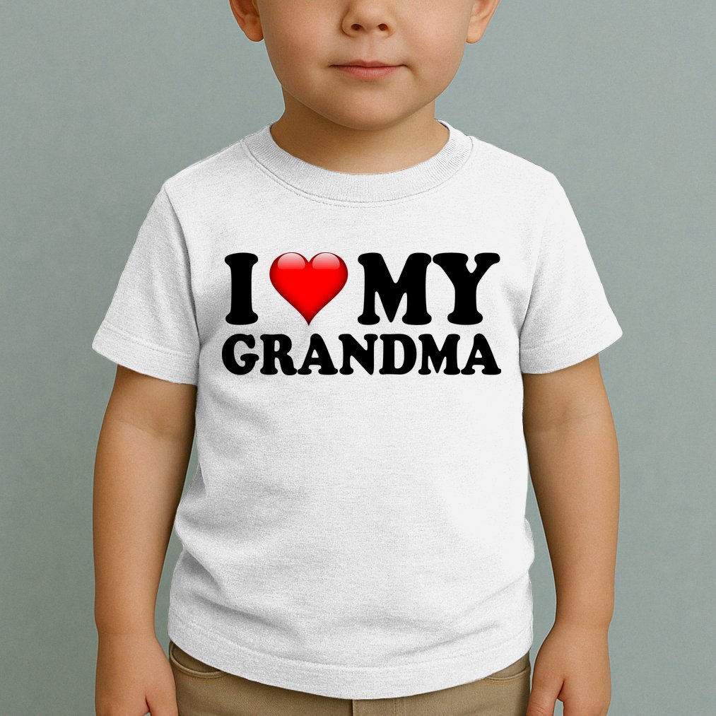 I Love My Grandma Toddler T-Shirt