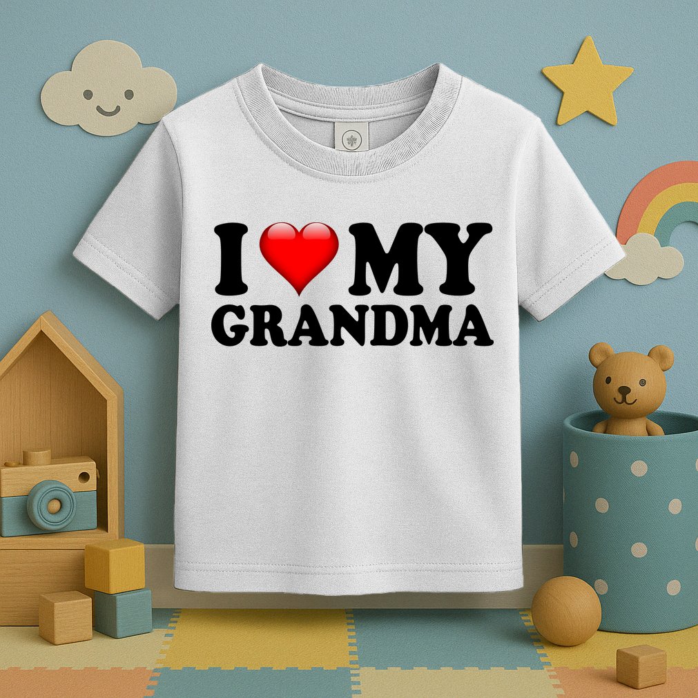 I Love My Grandma Toddler T-Shirt