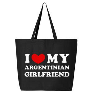 I Love My Argentinian Girlfriend 25L Jumbo Tote