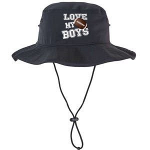 I Love My Boy Football For MomsCute Football Mom Legacy Cool Fit Booney Bucket Hat