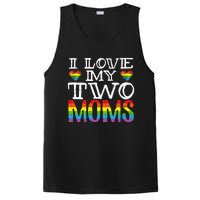 I Love My Two Moms LGBT Parenting Better Than One Mother PosiCharge Competitor Tank