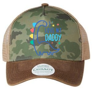 I Love My Daddy Dinosaur Legacy Tie Dye Trucker Hat