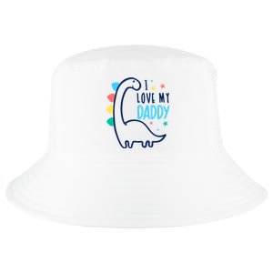 I Love My Daddy Dinosaur Cool Comfort Performance Bucket Hat