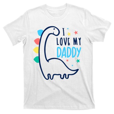 I Love My Daddy Dinosaur T-Shirt