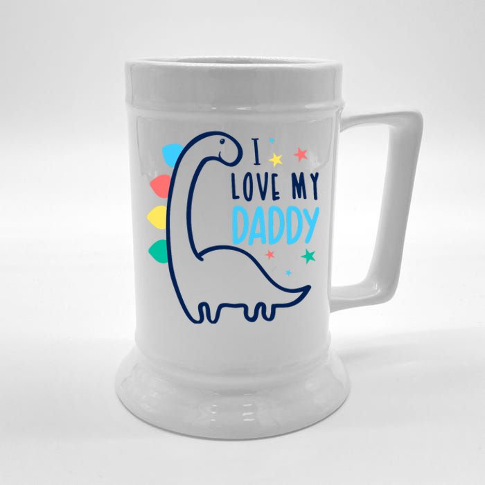 I Love My Daddy Dinosaur Beer Stein