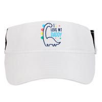 I Love My Daddy Dinosaur Adult Drive Performance Visor