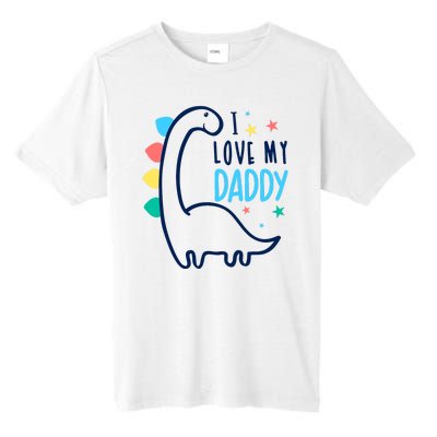 I Love My Daddy Dinosaur Tall Fusion ChromaSoft Performance T-Shirt