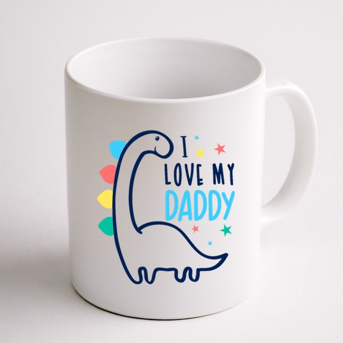 I Love My Daddy Dinosaur Coffee Mug