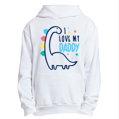 I Love My Daddy Dinosaur Urban Pullover Hoodie