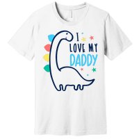 I Love My Daddy Dinosaur Premium T-Shirt