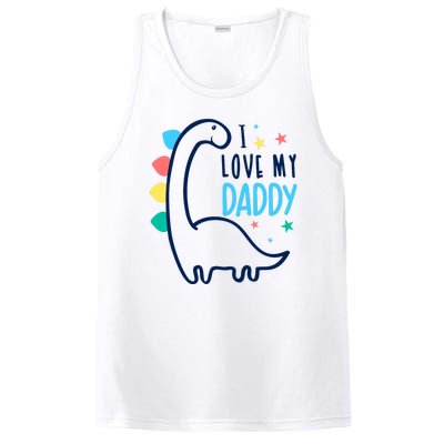 I Love My Daddy Dinosaur PosiCharge Competitor Tank