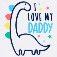 I Love My Daddy Dinosaur Visor