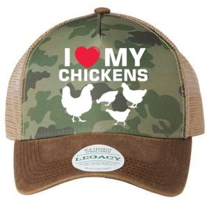 I Love My Chickens Chicken Legacy Tie Dye Trucker Hat