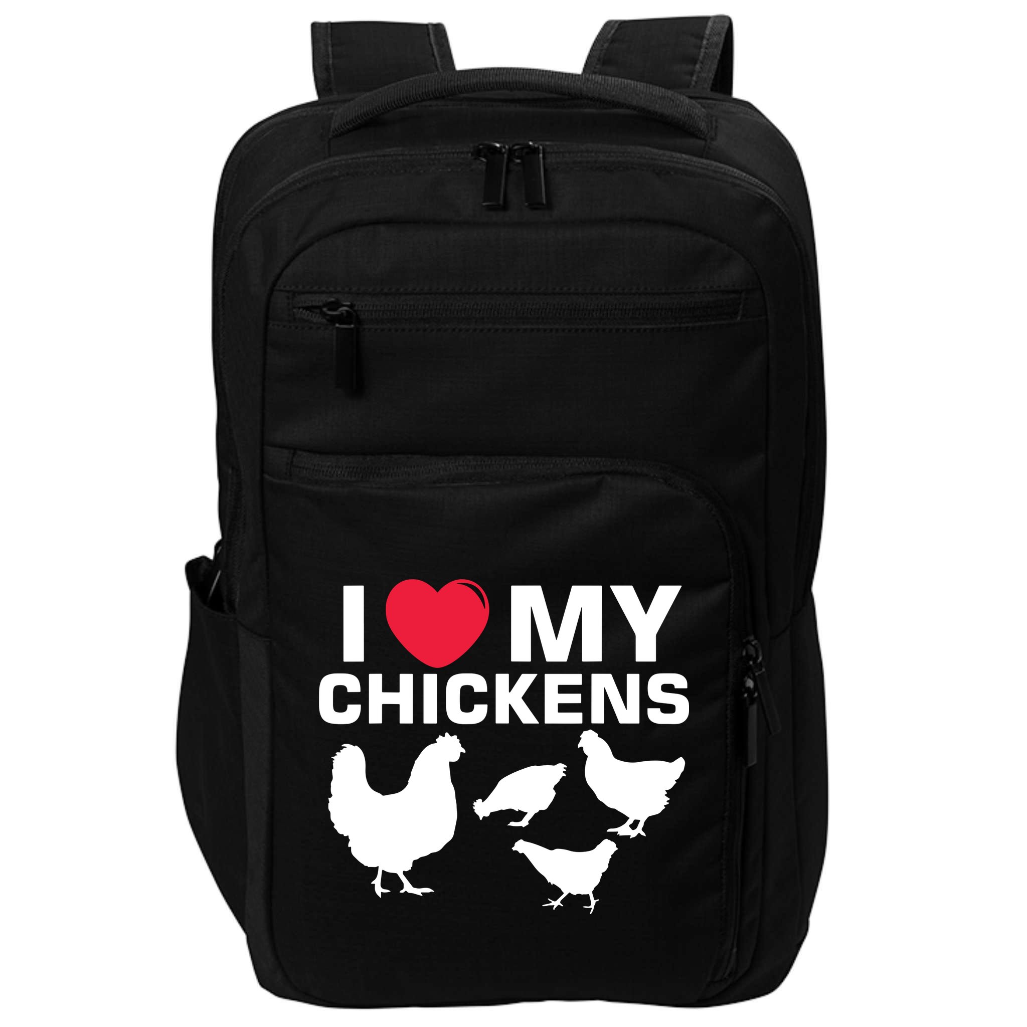 I Love My Chickens Chicken Impact Tech Backpack
