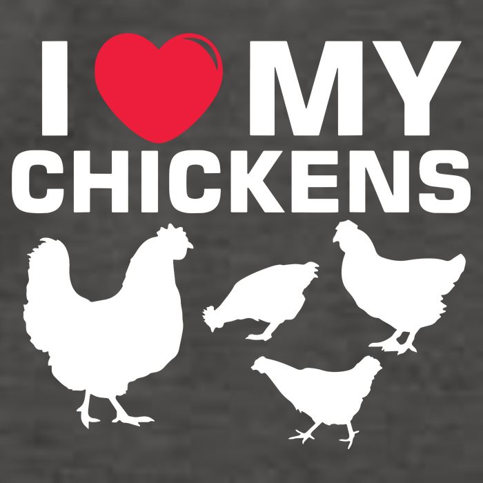 I Love My Chickens Chicken Vector Backpack