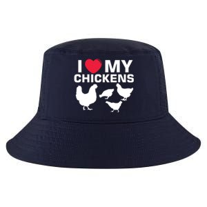 I Love My Chickens Chicken Cool Comfort Performance Bucket Hat