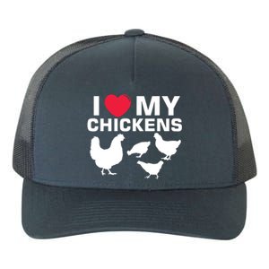 I Love My Chickens Chicken Yupoong Adult 5-Panel Trucker Hat