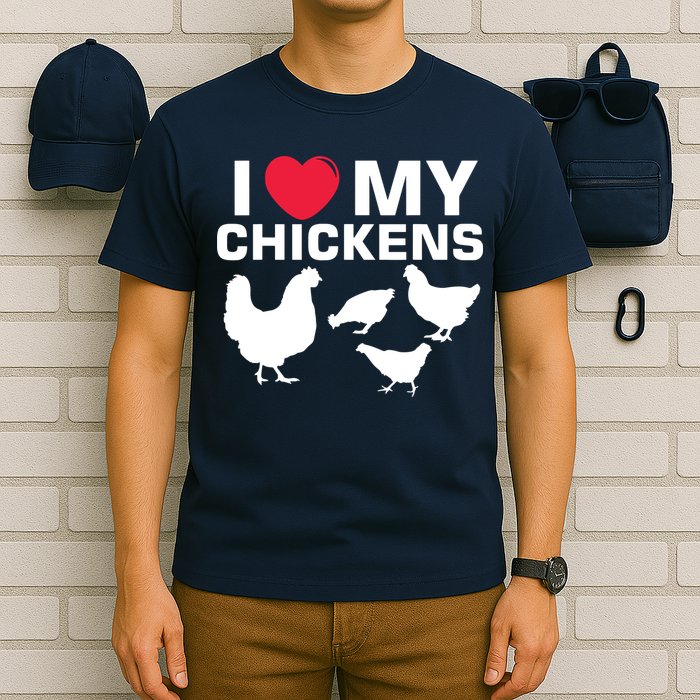 I Love My Chickens Chicken T-Shirt