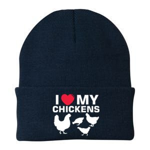 I Love My Chickens Chicken Knit Cap Winter Beanie