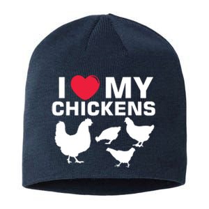 I Love My Chickens Chicken Sustainable Beanie